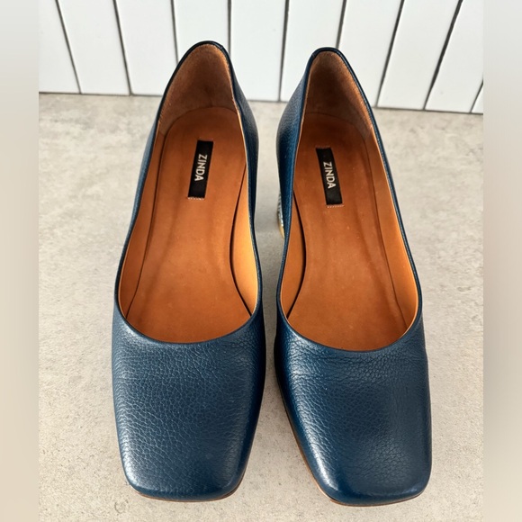 Zinda Colour Block Heel, 38, blue - Picture 5 of 5
